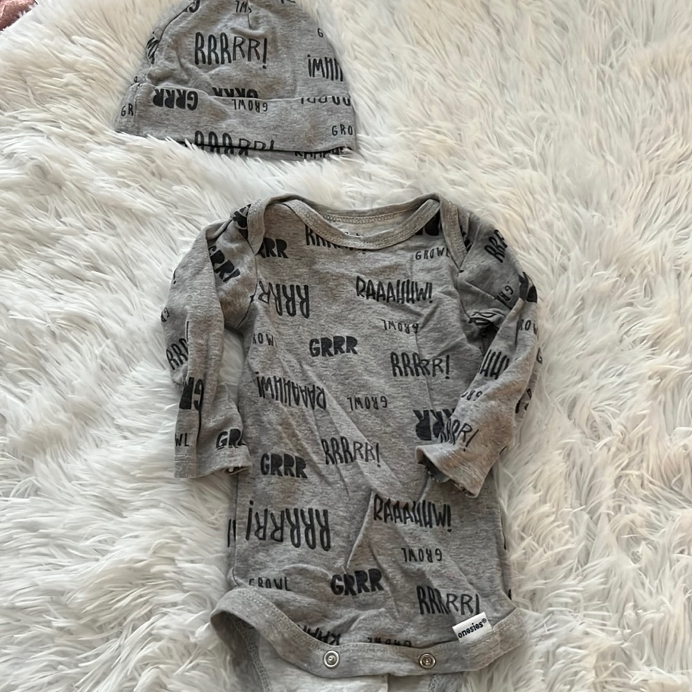 Onesie and hat